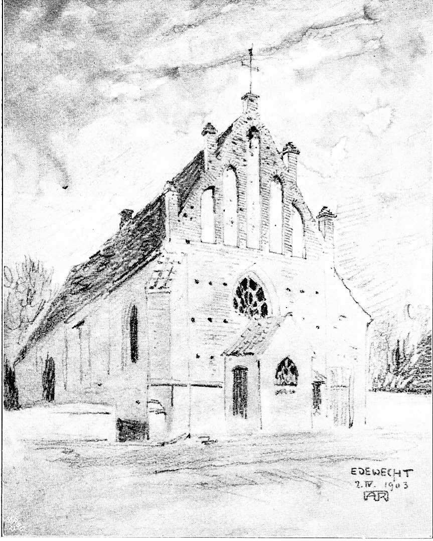 Kirche zu Edewecht um 1903